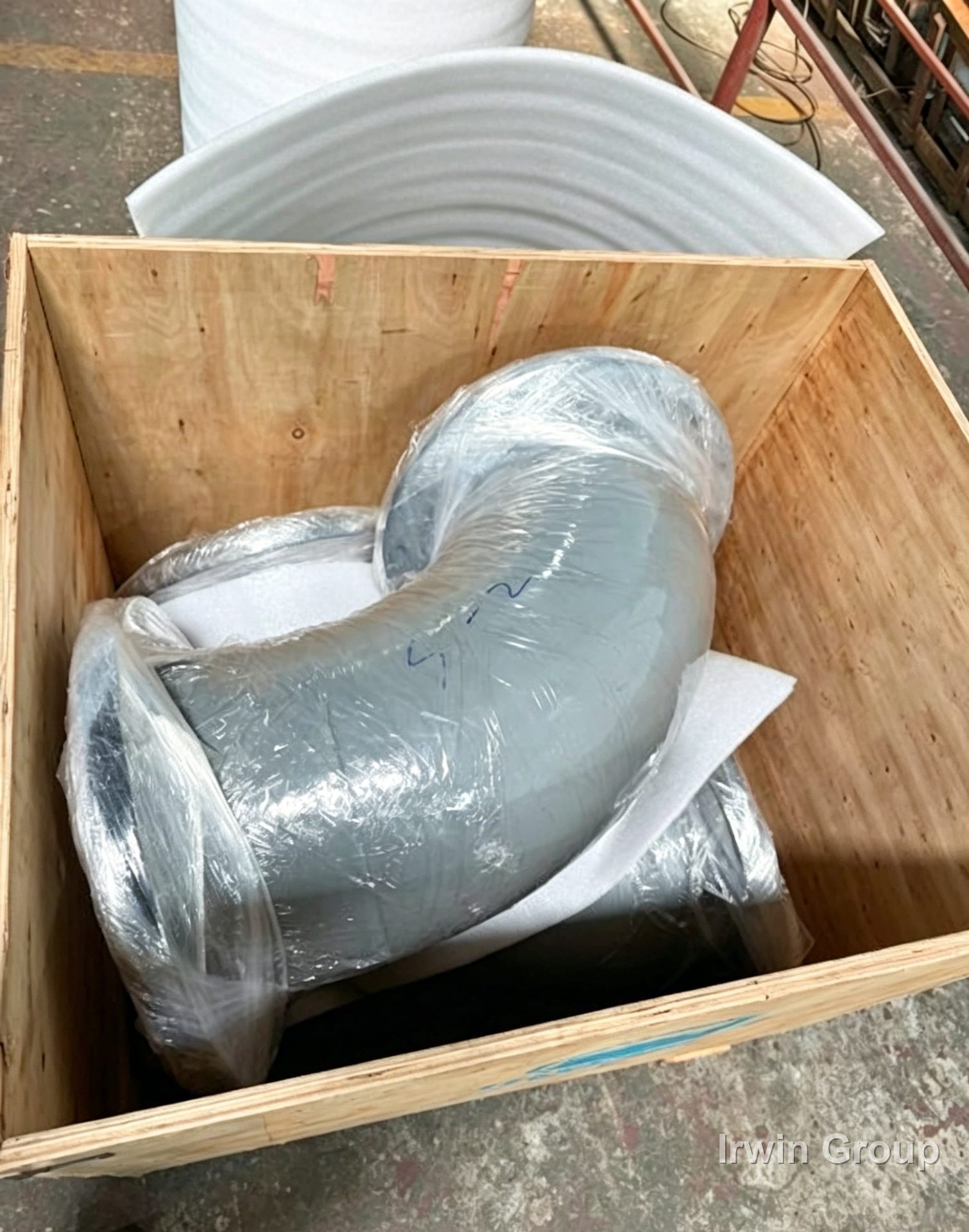 预制管段专业包装后待发运